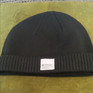 Lululemon Black Knit Beanie